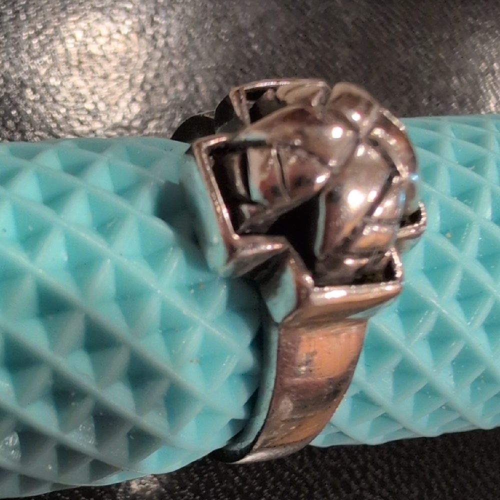 Sterling Silver Geometric Ring - image 2